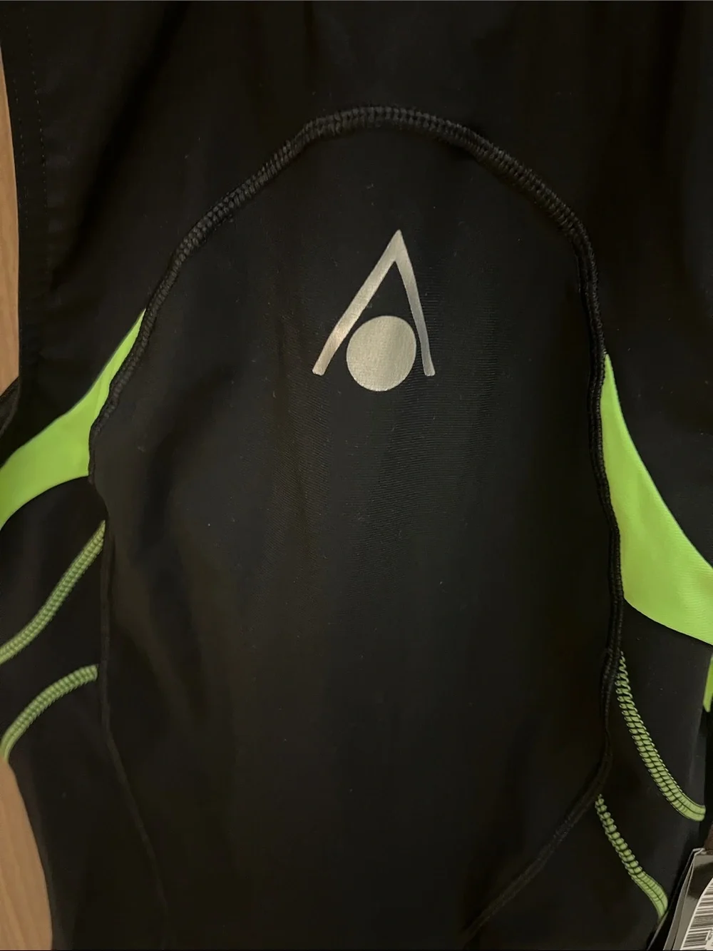 Men's Black Swimskin with Lime Accents - Performance Open Water Suit